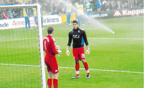 The Australian invitational squad enjoyed watching Mark Schwarzer in action for English side Fullham. The Australian invitational squad enjoyed watching Mark Schwarzer in action for English side Fullham.